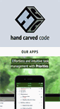 Mobile Screenshot of handcarvedcode.com