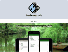 Tablet Screenshot of handcarvedcode.com